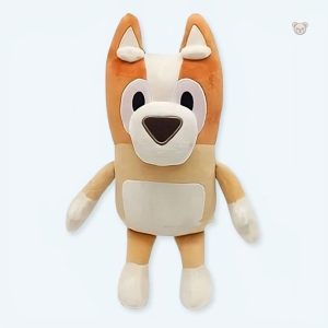 Peluche chien Bingo douce pour enfant, compagnon de jeu