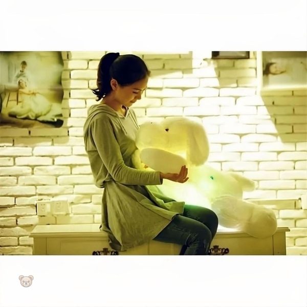 Douce peluche lumineuse pour enfants, idéale pour les nuits paisibles