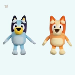 Peluche chien Bingo douce pour enfants