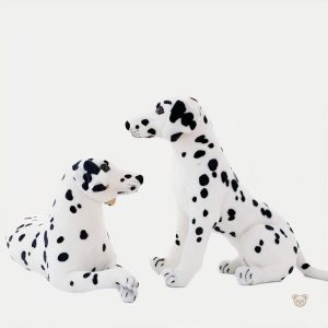 Peluche chien dalmatien doux pour enfants câlin