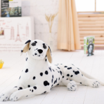 Doudou chien dalmatien, parfait pour les petits câlins