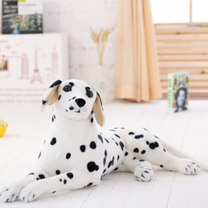 Doudou chien dalmatien, parfait pour les petits câlins