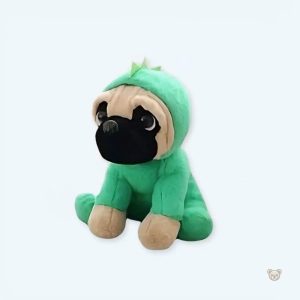 Peluche douce chien dinosaure pour câlins d'enfants