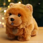 Peluche douce chien, accessoire réconfortant pour les petits