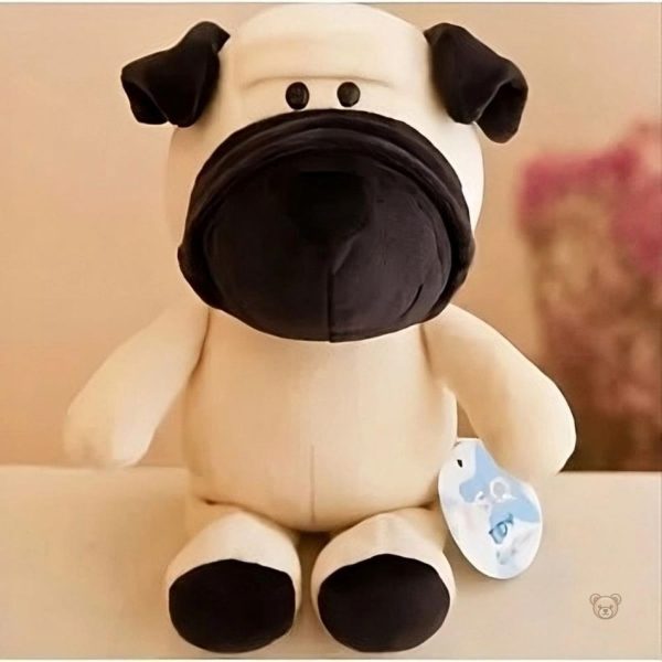 Peluche câline avec pelage doux, idéale pour les enfants