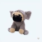 Peluche douce chien éléphant pour câlins d'enfant