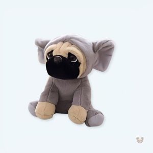 Peluche douce chien éléphant pour câlins d'enfant