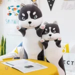 Peluche husky longue, idéale pour les enfants