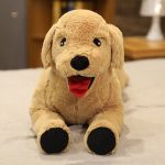 Labrador en peluche marron, cadeau pour les amoureux des animaux
