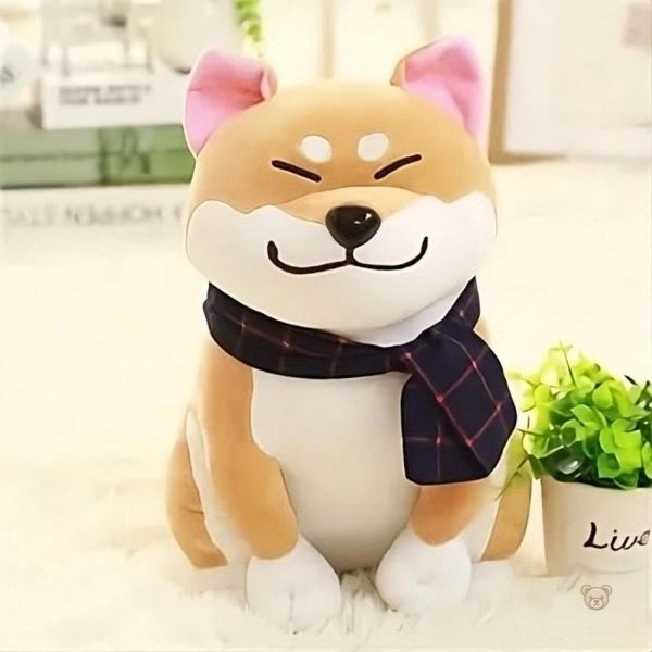 Animal en peluche marron, parfait pour les câlins et le jeu