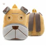 Sac à dos peluche mignonne en forme de chien, parfait pour les petits