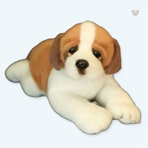 Peluche douce chien Saint-Richard pour enfants