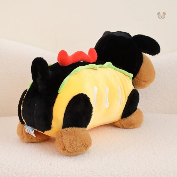 Jouet en peluche chien saucisse pour enfants et collectionneurs