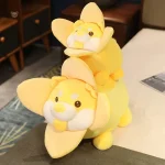 Peluche adorable de shiba inu, style fruit banane