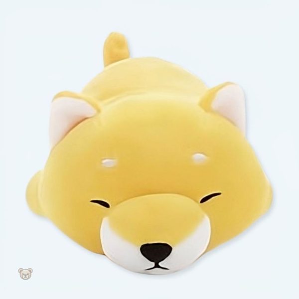 peluche-chien-shiba-jaune-doux-animal-calin-enfant-1 Peluche douce chien Shiba jaune pour câlins d'enfants