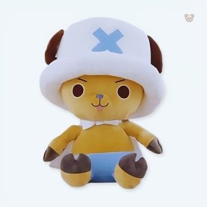 Peluche géante Chopper blanc One Piece douce et câline
