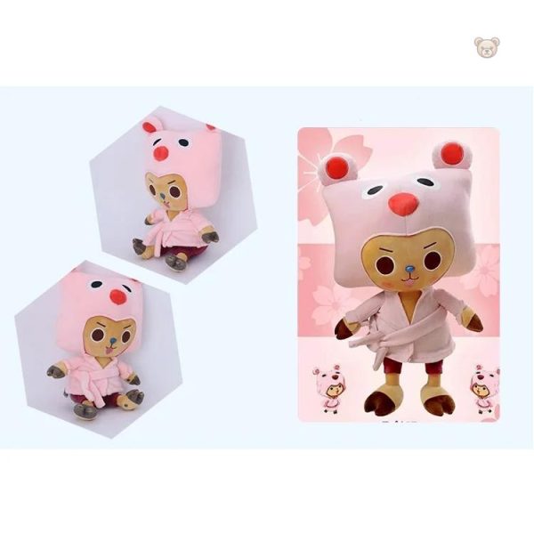 Peluche Chopper douce pour les fans de One Piece