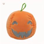 Déco Halloween : peluche citrouille réversible et lumineuse
