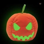 Peluche décorative citrouille lumineuse pour la saison