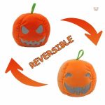 Accessoire Halloween : peluche citrouille à lumière douce
