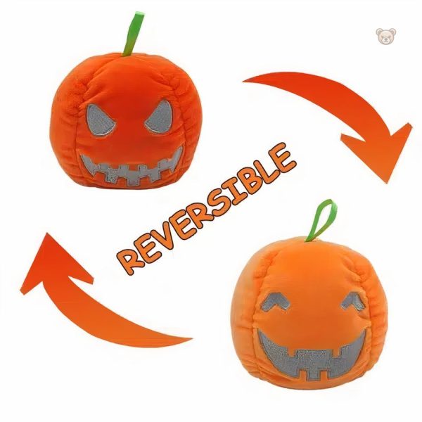 Accessoire Halloween : peluche citrouille à lumière douce