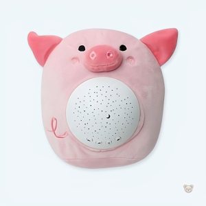 Peluche cochon douce et sonore pour enfants