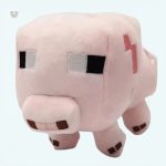 Peluche cochon Minecraft douce pour enfant et jeu