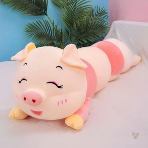 Oreiller peluche cochon, accessoire relaxant pour la chambre