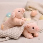Peluche cochon en peluche moelleuse