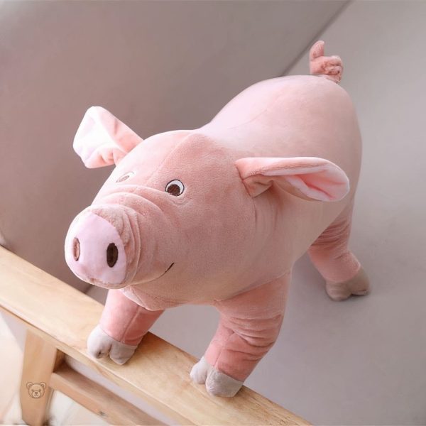 Compagnon en peluche cochon pour moments de tendresse