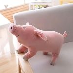 Doux cochon rose idéal pour le jeu et le réconfort enfantin