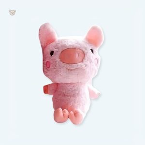 Peluche cochon rose douce pour câlins dans la chambre d'enfant
