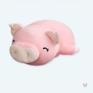 Peluche cochon rose douce et joyeuse pour enfants