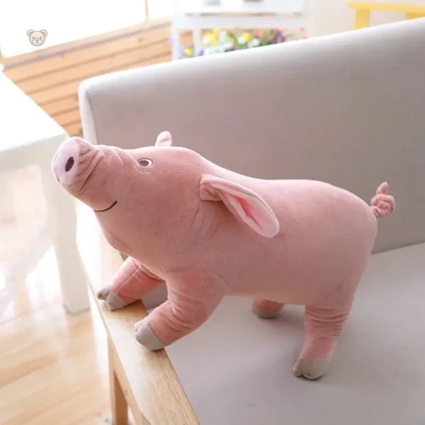 peluche-cochon-rose-mignon-et-content-1