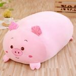 Peluche cochon squishmallow aux grandes oreilles douce et câline