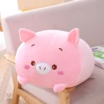 Peluche cochon squishmallow rose doux et câlin