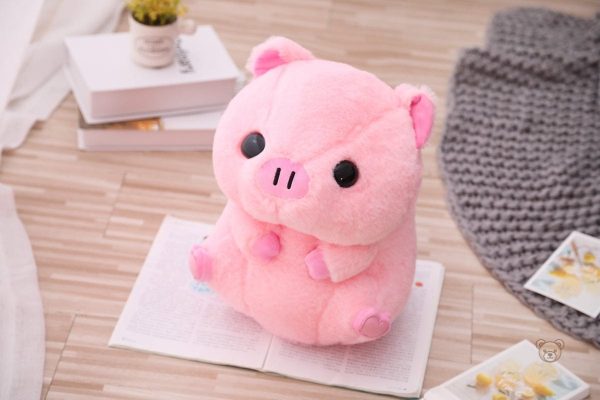 Cochon en peluche, parfait pour les câlins