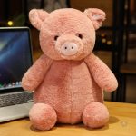 Peluche cochon douce et petite