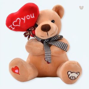 Peluche cœur câlin douce et mignonne, compagnon d'amour