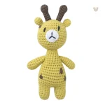 Peluche crochet girafe douce et colorée pour les enfants