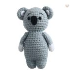 Peluche koala au gros nez en crochet doux et mignon