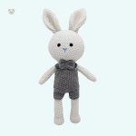 Peluche lapin doux pour câlins d'enfants