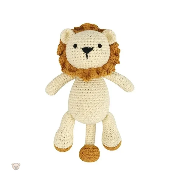 peluche-crochet-lion-blanc-et-marron-1 Peluche crochet lion blanc et marron