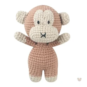 Peluche singe à la grosse tête en crochet
