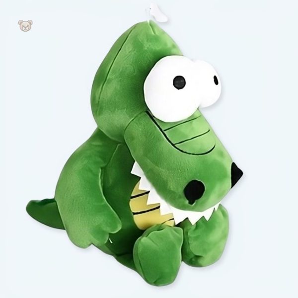 peluche-crocodile-vert-moelleux-amusant-enfant-jouet-1 Peluche crocodile vert moelleux pour enfants, jouet amusant