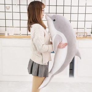 Peluche câlin dauphin, idéal pour les jeunes enfants