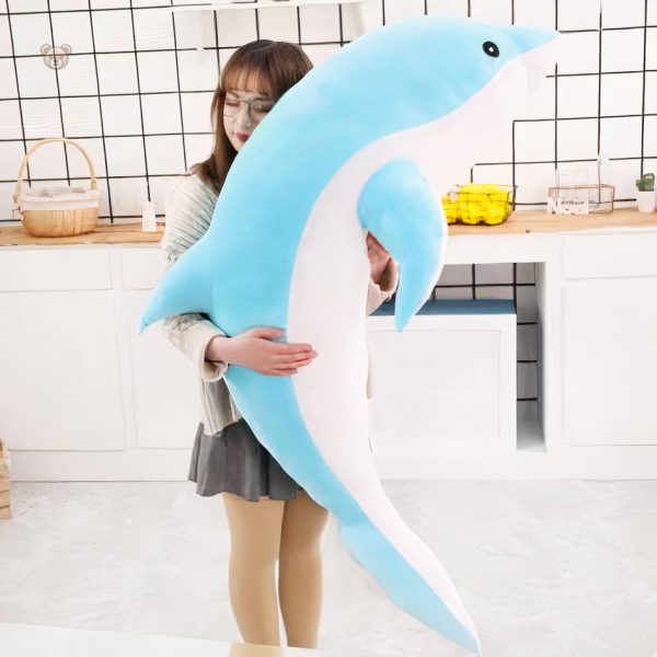 Peluche dauphin pour enfants, design attractif et doux
