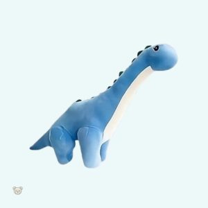Peluche dinosaure bleu doux pour enfant