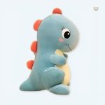 Peluche dinosaure bleu doux pour enfants