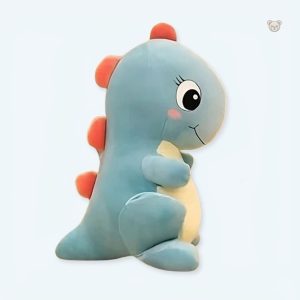 Peluche dinosaure bleu doux pour enfants